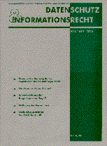 Deckblatt Zeitschrift