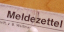 Meldezettel