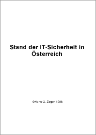 Deckblatt Studie IT-Sicherheit 1997/98
